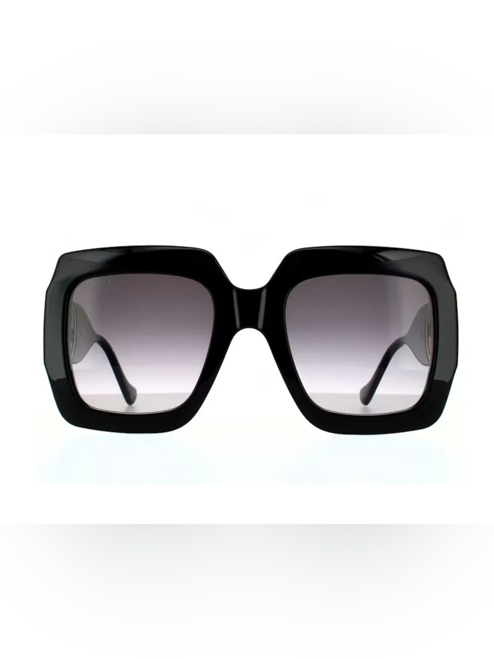 Gucci GG1022S (006) Black/Grey Gradient Square Sunglasses - 100% Authentic - NEW